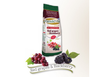 ONSTEVIA SWEETENER WITH RED GRAPES & BLACKBERRY EXTRACTS 250gr.